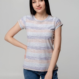 Футболка женская Rayet Lady двусторонняя, оранжевая с фиолетовым